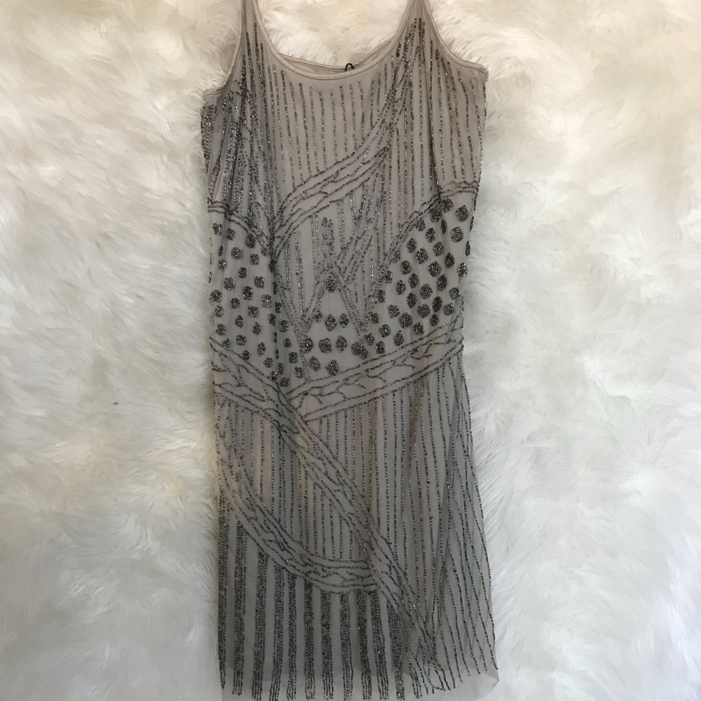Zara sequined strap dress